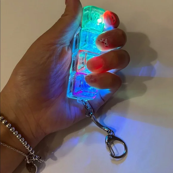 🌈🧊Light-Up Click Fidget Toy Keychain - Picture 14 of 14